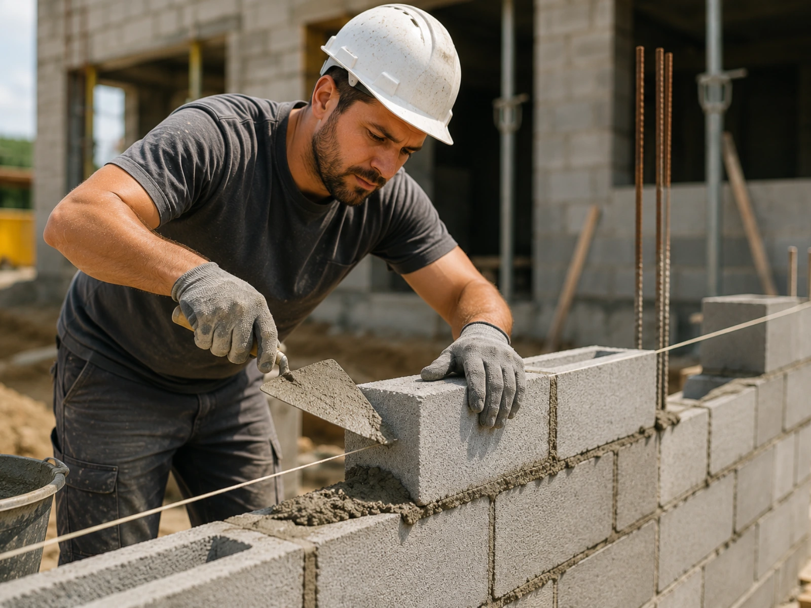 Chantier de maçonnerie
