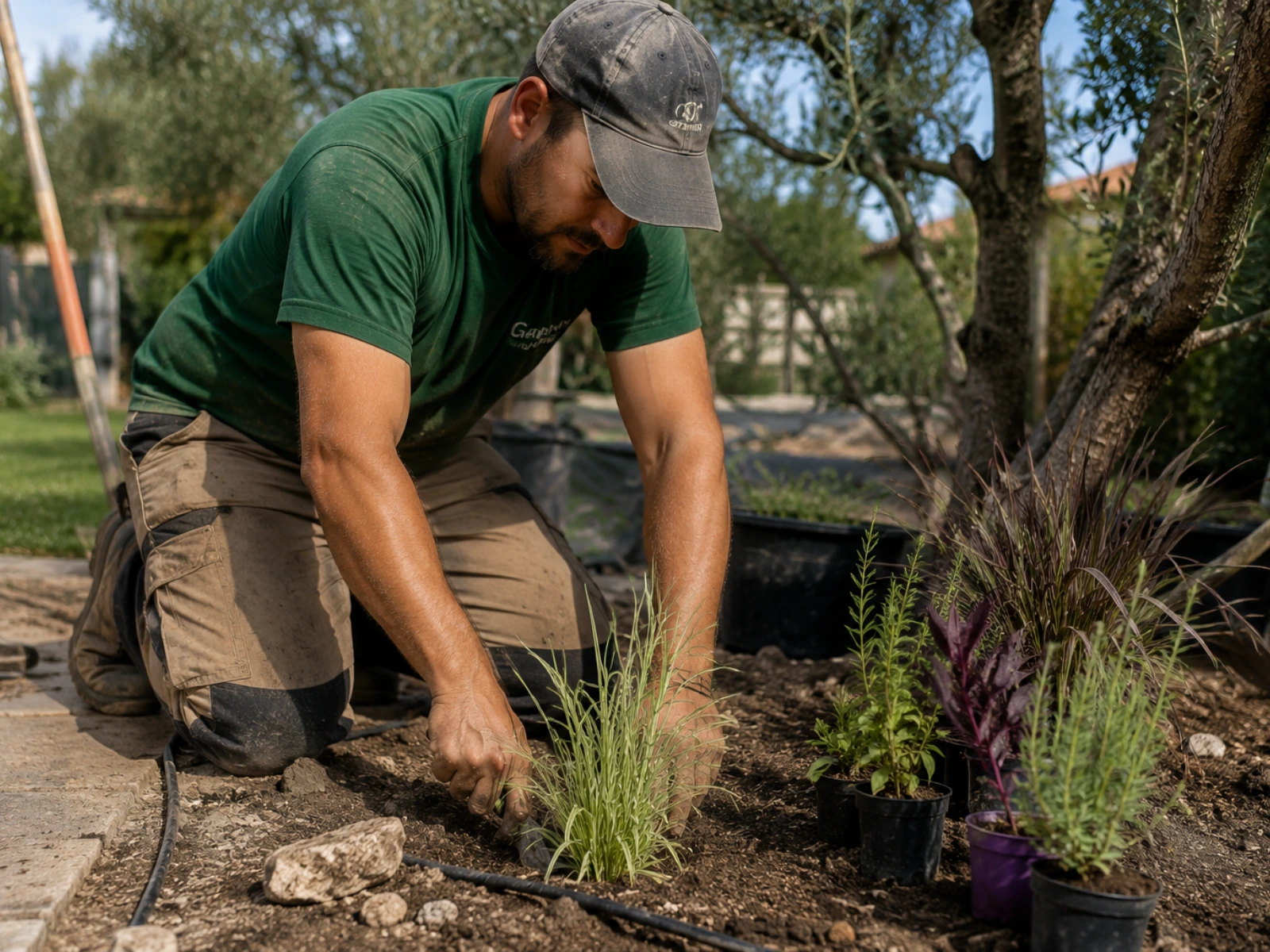 Jardin aménagé par un paysagiste