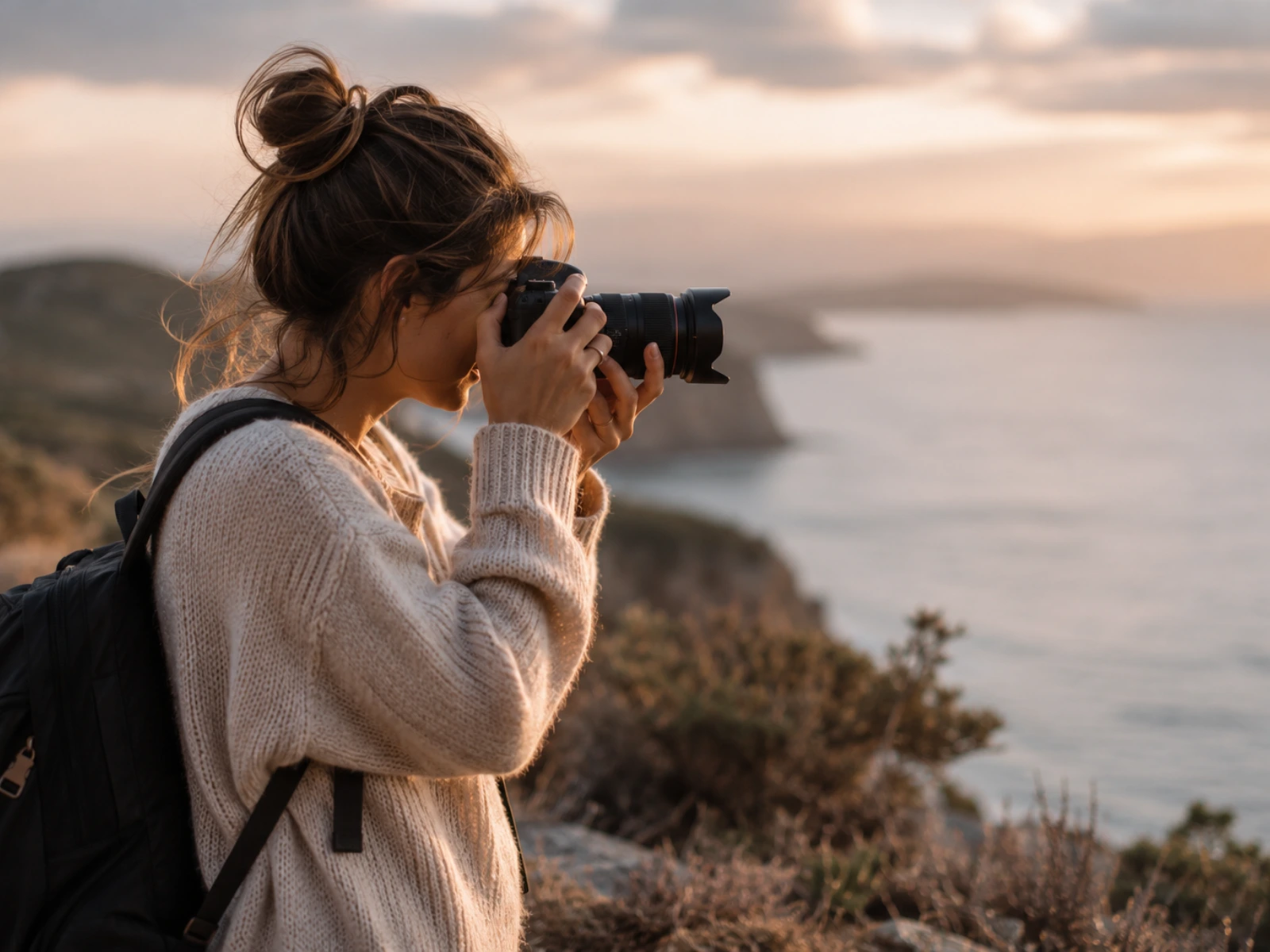 Photographe au travail