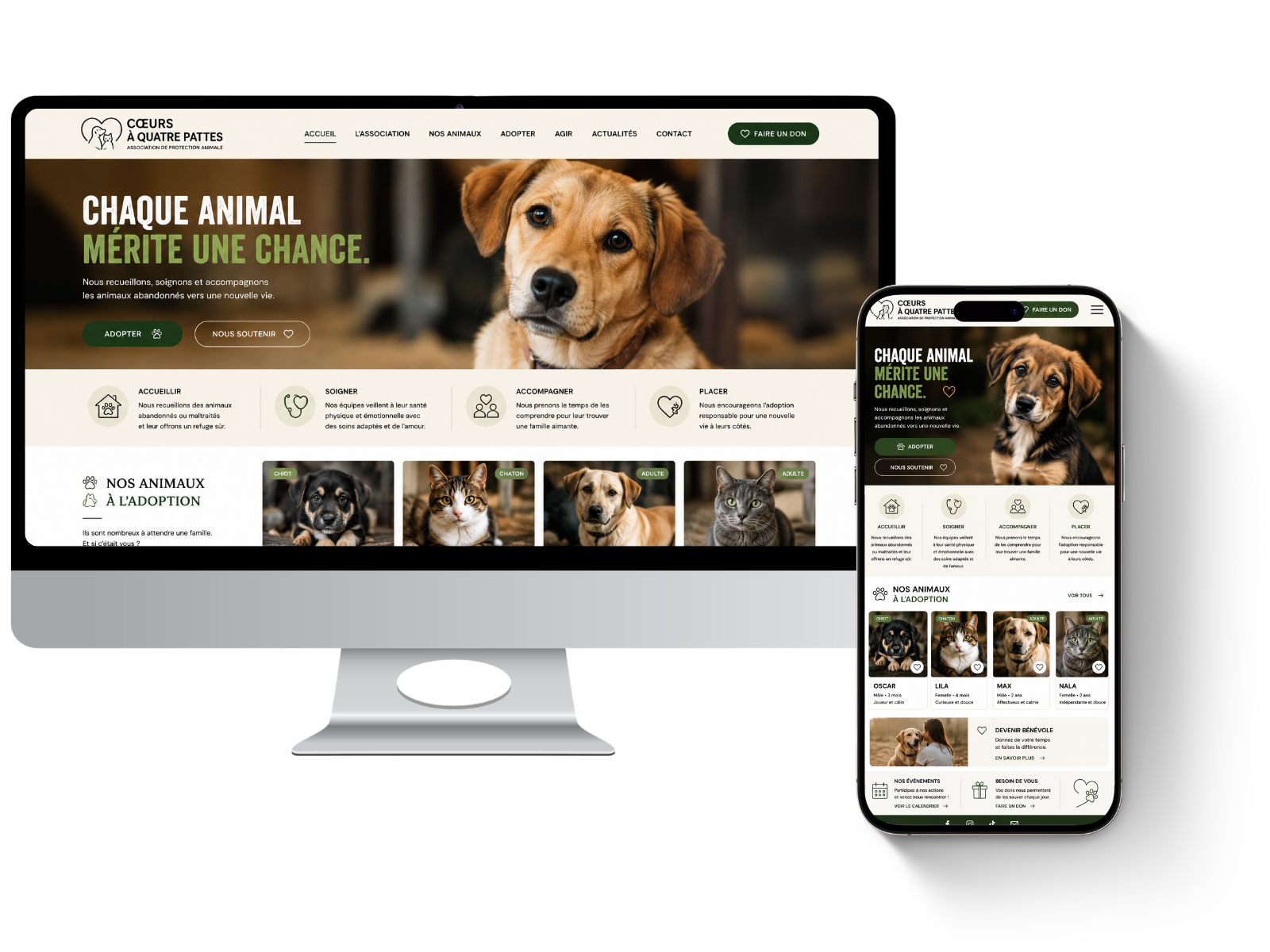 Exemple de site association
